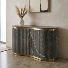 Aria Fluted Stone Sideboard