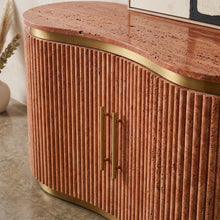 Aria Fluted Stone Sideboard