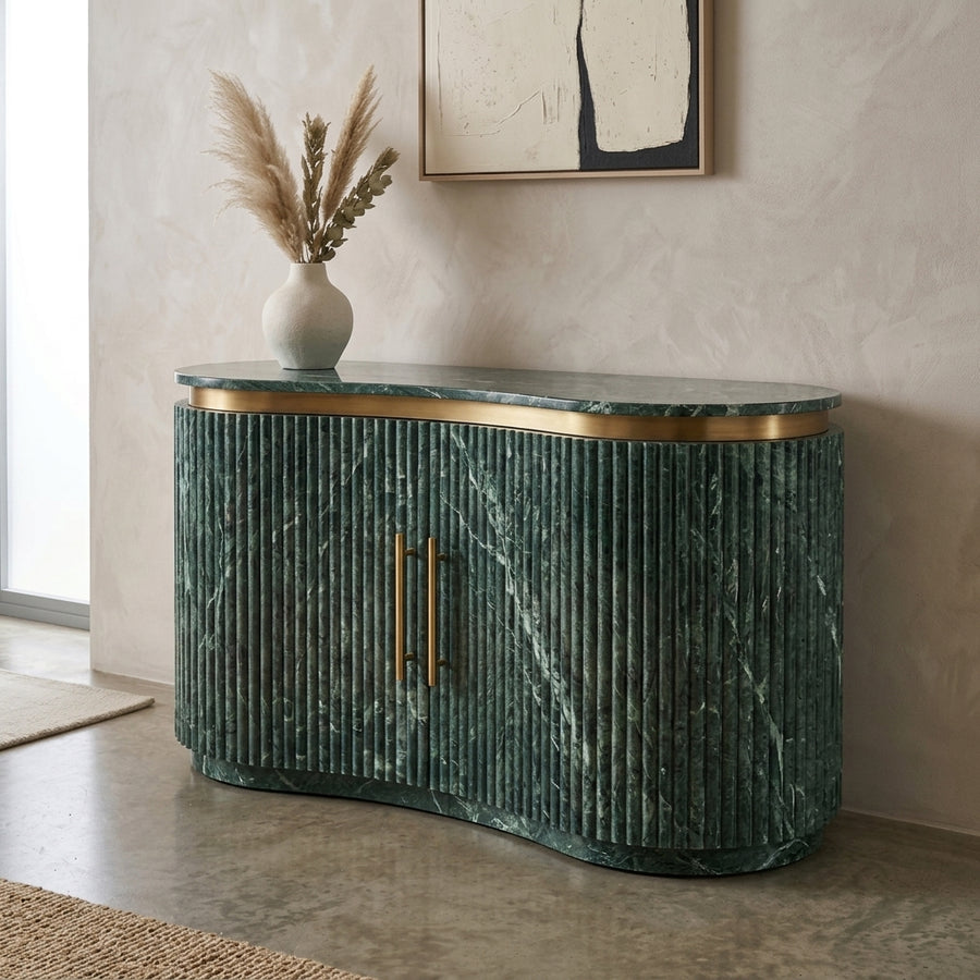Aria Fluted Stone Sideboard