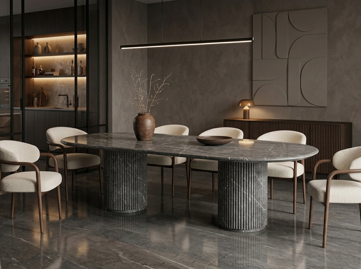 Fluted Dining Table