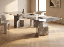 Alpi Sculptural Marble Dining Table