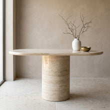 Single Leg Marble Console