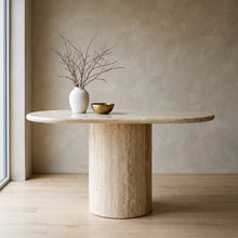 Single Leg Marble Console