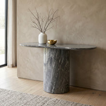 Single Leg Marble Console