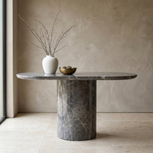 Single Leg Marble Console