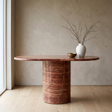 Single Leg Marble Console