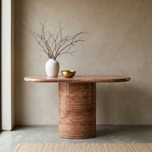 Single Leg Marble Console