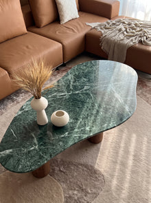 Aria Beige Travertine Coffee Table