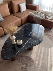 Aria Beige Travertine Coffee Table